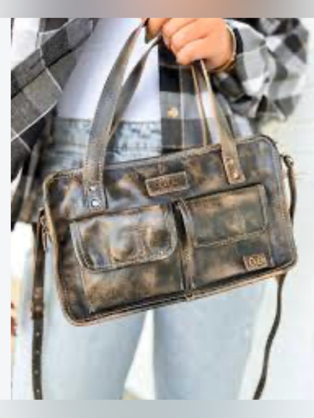 Bed Stu STUFFY Satchel Bag, Black Hand Wash~AMAZING!!!
